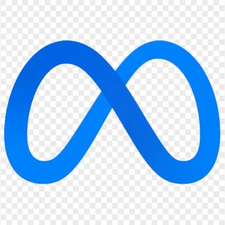 Blue infinity symbol or figure-eight loop on transparent background